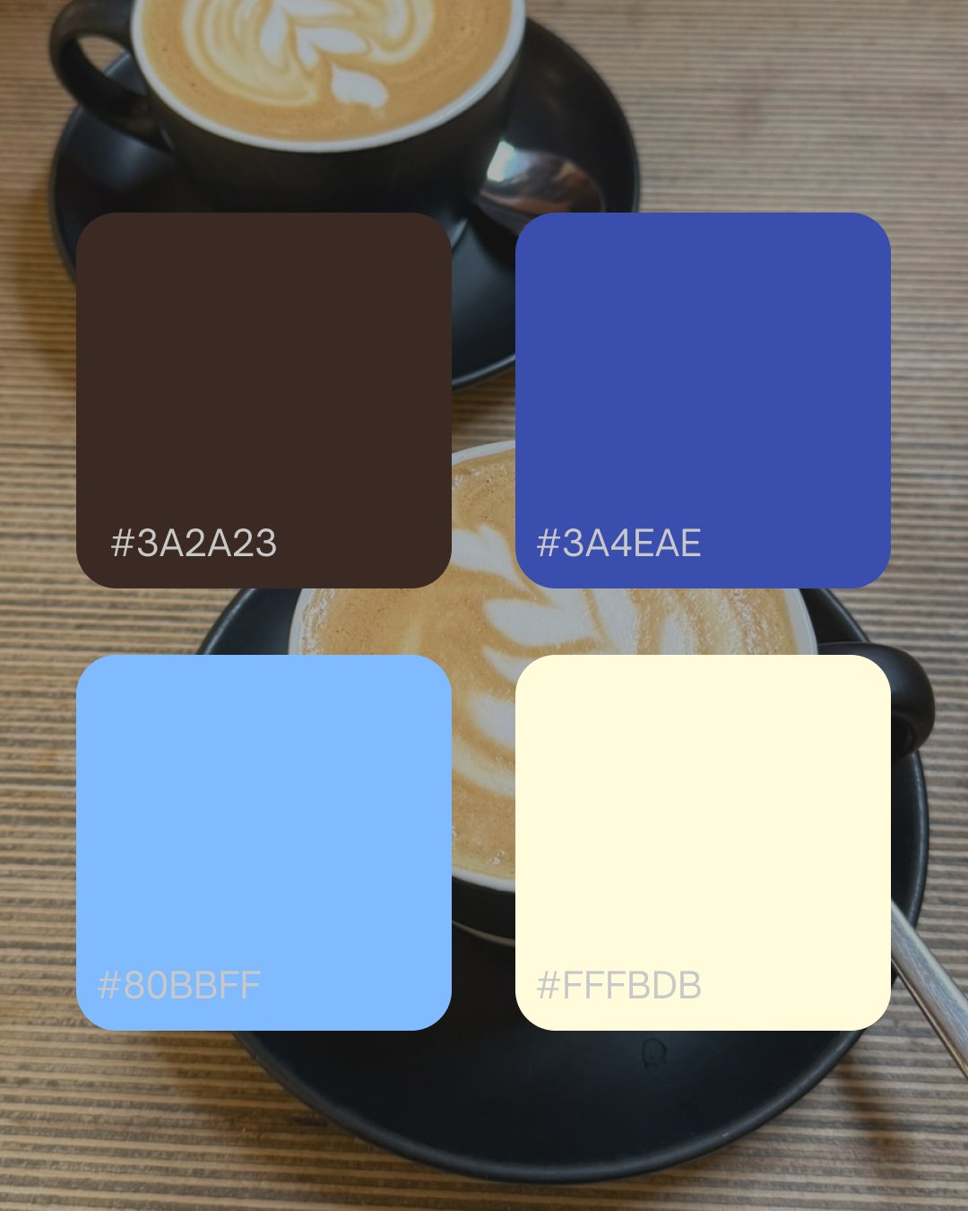 Origin Coffee brand colour palette