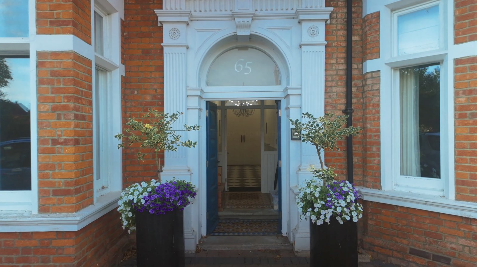 Real Estate Videography - period property entrance
