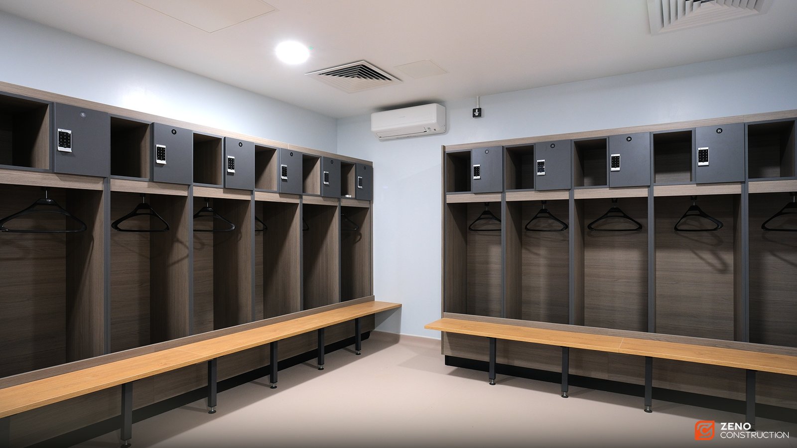 Zeno Construction changing room