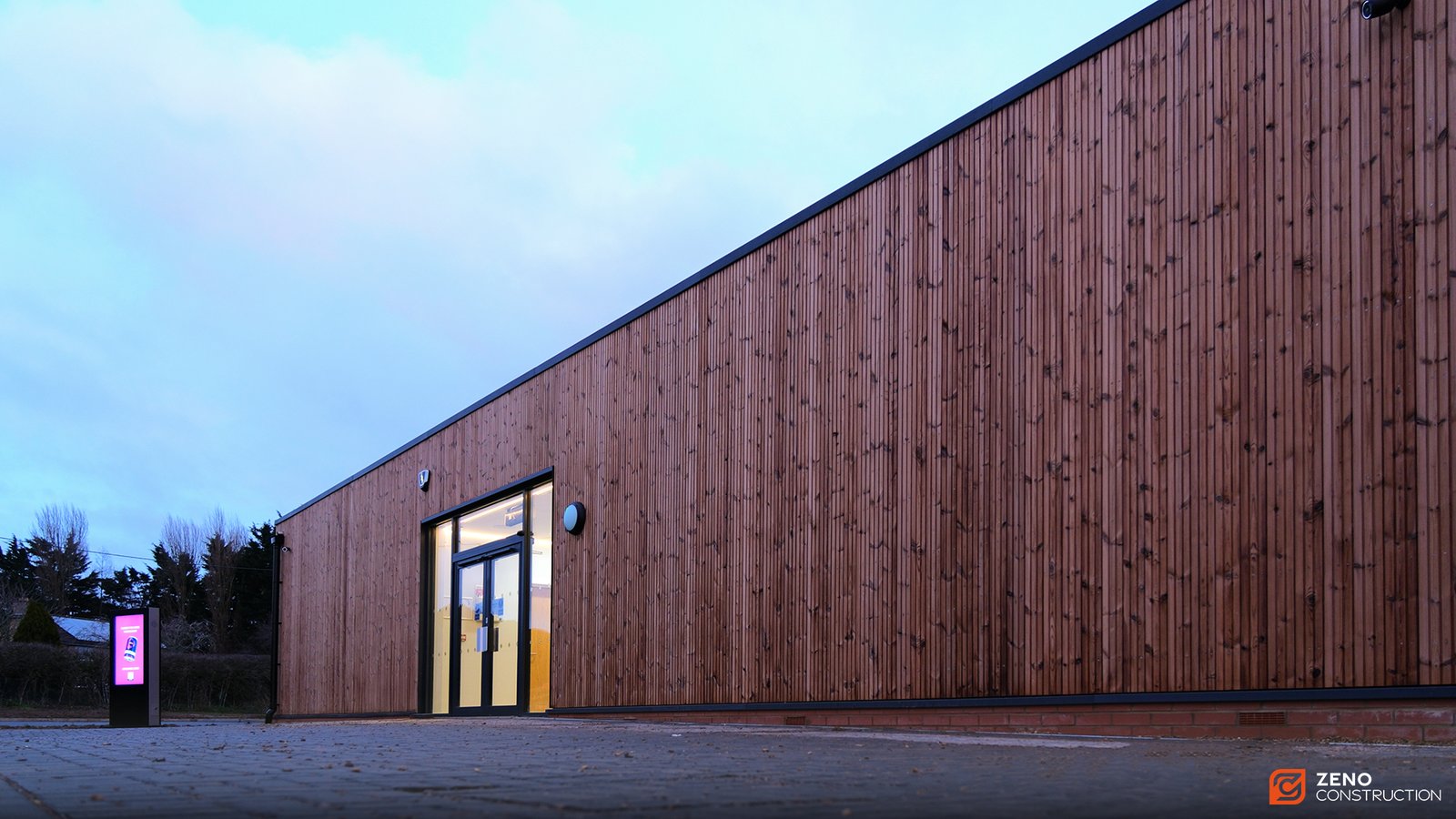 Zeno Construction pavilion exterior